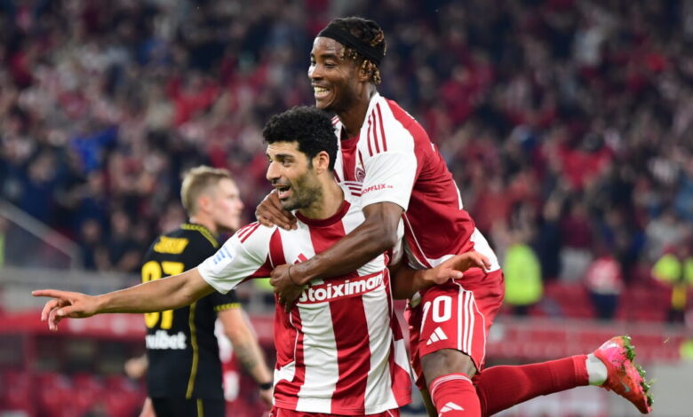 Ολυμπιακός-–-Άρης-2-1:-Ποντένσε,-Ταρέμι-και-Τζολάκης-έστειλαν-τους-Πειραιώτες-στην-κορυφή-της-super-league