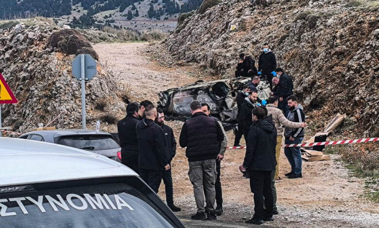 Δολοφονία-Γιάννη-Λάλα:-Μυστήριο-με-το-καμένο-αυτοκίνητο-των-δραστών-–-Το-θύμα-κρυβόταν-για-καιρό-στη-Μάνη