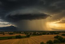 Έκτακτο-δελτίο-ΕΜΥ:-Ισχυρές-βροχές-και-καταιγίδες-στη-Θεσσαλία