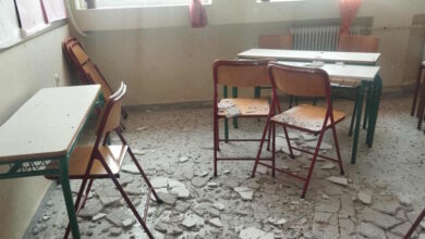 Κλειστό-την-Πέμπτη-το-σχολείο-του-Πόρτο-Ράφτη-όπου-έπεσαν-σοβάδες-σε-κεφάλια-μαθητών-–-«Μη-προβλέψιμο-περιστατικό»