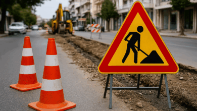 Τρίκαλα:-Διακοπές-κυκλοφορίας-7–8/11-σε-κεντρικούς-δρόμους