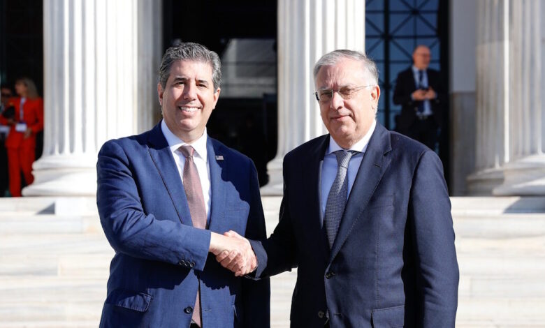 Ενίσχυση-των-ελληνοαμερικανικών-σχέσεων-στο-επίκεντρο-της-συνάντησης-Θεοδωρικάκου-–-Ρήγα