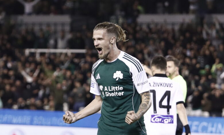 Παναθηναϊκός-–-ΠΑΟΚ-2-1:-Έμεινε-ζωντανός-και-γκρέμισε-τον-Δικέφαλο-από-την-κορυφή-της-βαθμολογίας