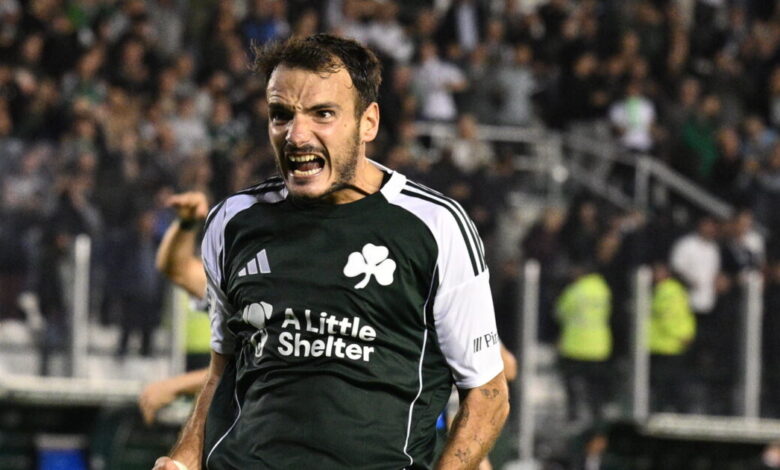 Παναθηναϊκός-–-ΠΑΟΚ:-Η-πράσινη-παρακάμερα-του-ντέρμπι-με-τους-έξαλλους-πανηγυρισμούς-των-παικτών-του-τριφυλλιού