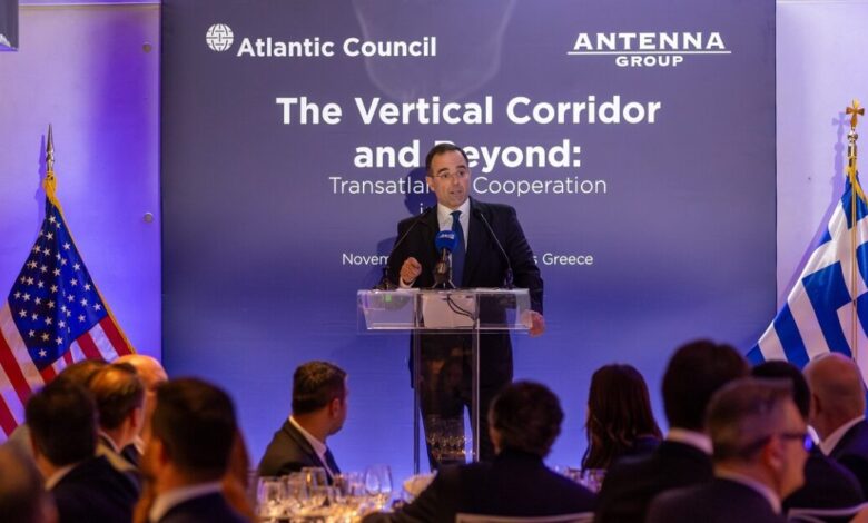 Δείπνο-προς-τιμήν-των-Υπουργών-των-ΗΠΑ,-doug-burgum-καιchris-wright,-από-τον-Πρόεδρο-του-Ομίλου-antenna,-Θοδωρή-Κυριακού