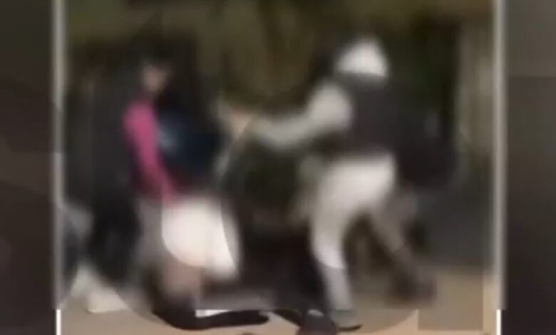 Εικόνες-από-τον-άγριο-ξυλοδαρμό-έφηβης-–-Την-χτυπούν-στο-κεφάλι-και-την-κλωτσάνε-με-μανία