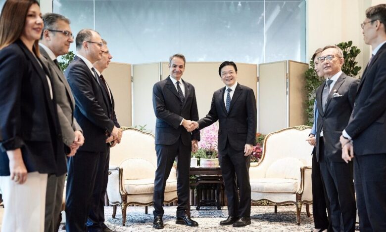 Ο-Κυριάκος-Μητσοτάκης-στη-Σιγκαπούρη:-Η-συνάντηση-με-τον-ομόλογό-του-και-η-ατζέντα-της-συνάντησης