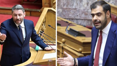 Σκληρή-κόντρα-Μαρινάκη-και-Ανδρουλακη-στη-Βουλή:-«Είπατε-ψέματα-σε-πανελλήνια-μετάδοση»-–-«Πρέπει-να-φύγετε,-είστε-επικίνδυνοι»