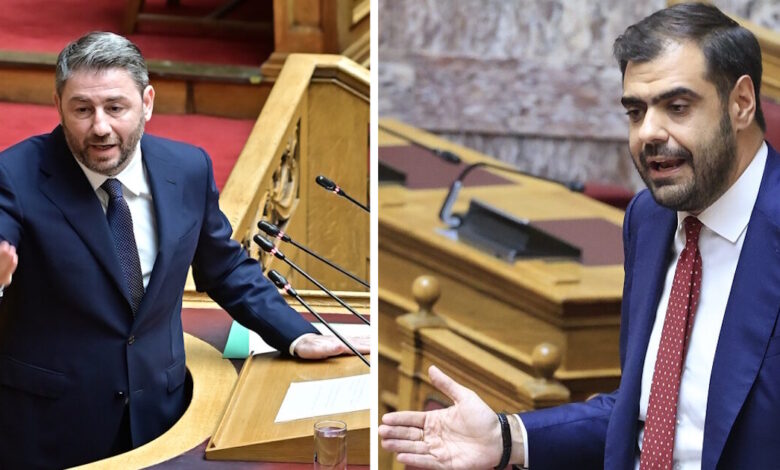 Σκληρή-κόντρα-Μαρινάκη-και-Ανδρουλακη-στη-Βουλή:-«Είπατε-ψέματα-σε-πανελλήνια-μετάδοση»-–-«Πρέπει-να-φύγετε,-είστε-επικίνδυνοι»