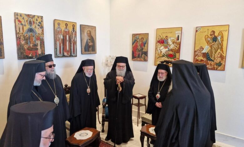 Συνάντηση-Πατριάρχη-Αντιοχείας-με-Μητροπολίτες-του-Λιβάνου-στη-Βηρυτό