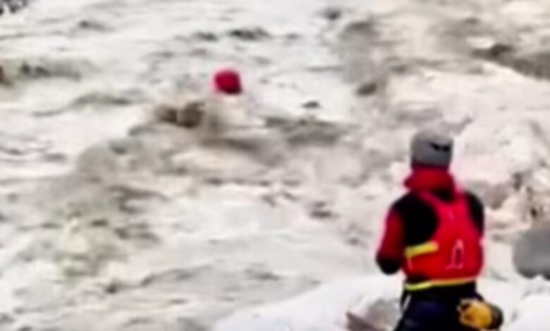 Τζουμέρκα:-Μεγάλη-επιχείρηση-της-ΕΜΑΚ-για-τον-απεγκλωβισμό-κατοίκων-–-Η-στιγμή-που-πυροσβέστης-παρασύρθηκε-από-τα-ορμητικά-νερά