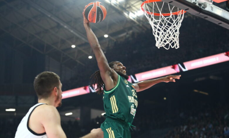 Ο-Κένεθ-Φαρίντ-κατεδάφισε-την-μπασκέτα-στο-Παναθηναϊκός-–-Παρτίζαν