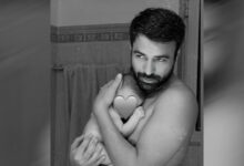 Ανδρέας-Γεωργίου:-Η-γλυκιά-φωτογραφία-του-πρωταγωνιστή-της-«Γης-της-ελιάς»-με-την-κόρη-του-στην-αγκαλιά-του