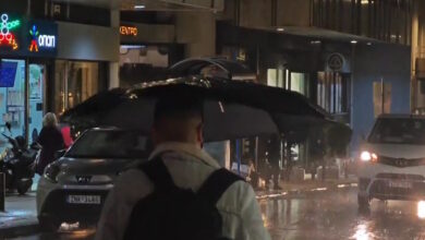 Κακοκαιρία-adel:-Καταρρακτώδης-βροχή-στην-Αττική-–-Στο-«κόκκινο»-οι-δρόμοι-της-Αθήνας