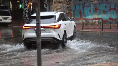 Καιρός-σήμερα:-Ισχυρά-φαινόμενα-σε-όλη-τη-χώρα-–-Μικρή-πτώση-της-θερμοκρασίας-με-χιονοπτώσεις-στα-ορεινά