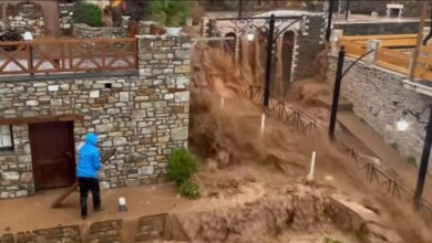 Η-κακοκαιρία-adel-σάρωσε-τη-Θάσο:-Πλημμύρισαν-δρόμοι-και-σπίτια,-παρασύρθηκαν-αυτοκίνητα-–-Συγκλονιστικές-εικόνες