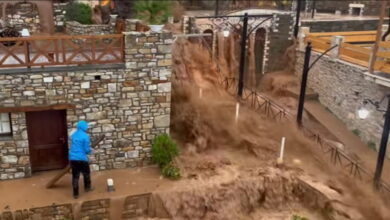 Η-κακοκαιρία-adel-σάρωσε-τη-Θάσο:-Πλημμύρισαν-δρόμοι-και-σπίτια,-παρασύρθηκαν-αυτοκίνητα-–-Συγκλονιστικές-εικόνες