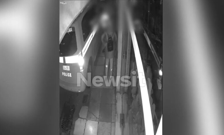 Κολωνός:-Η-στιγμή-που-φτάνει-η-αστυνομία-μετά-την-εσκεμμένη-παράσυρση-του-22χρονου