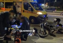 Τροχαίο-με-εγκατάλειψη-στα-Χανιά:-Σοβαρά-τραυματισμένος-οδηγός-μηχανής