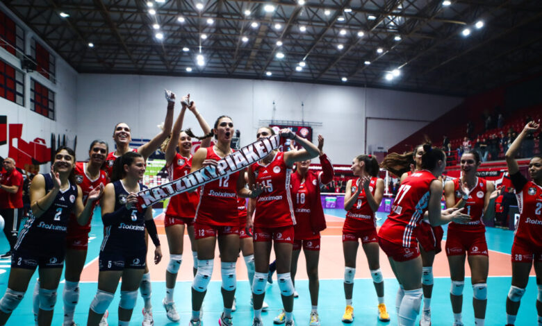 Ολυμπιακός-–-Ετσζατζίμπασι-3-2:-Έγραψαν-ιστορία-οι-ερυθρόλευκες-και-πανηγύρισαν-την-πρώτη-νίκη-τους-σε-όμιλο-cev-champions-league