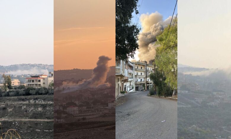 Επάλληλοι-ισραηλινοί-βομβαρδισμοί-στον-νότιο-Λίβανο