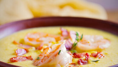 Συνταγή-για-σούπα-βελουτέ-ψητής-κολοκύθας-με-γαρίδες