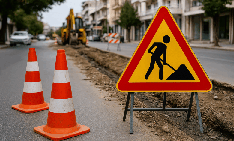 Κυκλοφοριακές-ρυθμίσεις-στα-Τρίκαλα-λόγω-έργων-της-ΔΕΥΑΤ