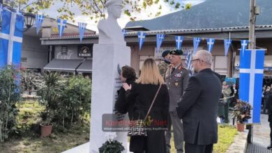 Με-τιμές-τα-αποκαλυπτήρια-της-προτομής-του-Συνταγματάρχη-(ΠΖ)-Γεωργίου-Βούλγαρη-στο-Μουζάκι