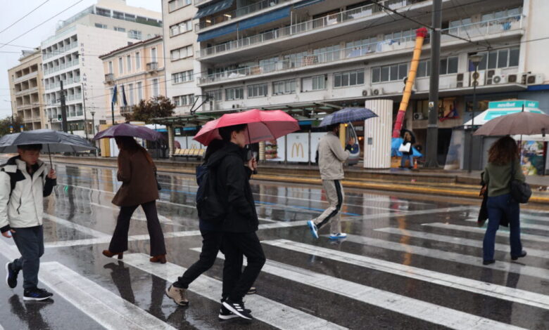 Καιρός-αύριο:-Καταιγίδες-και-πτώση-θερμοκρασίας-–-Ισχυρά-φαινόμενα-στην-Κρήτη-–-Βελτίωση-στα-δυτικά-και-βόρεια