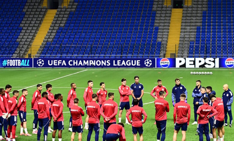 Καϊράτ-Αλμάτι-–-Ολυμπιακός:-Η-τελευταία-προπόνηση-των-Πειραιωτών-πριν-το-ματς-του-champions-league