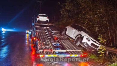 Φθιώτιδα:-Όχημα-«έφυγε»-από-αυτοκινητάμαξα-σε-παράδρομο-–-Δείτε-φωτογραφίες