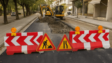 Κυκλοφοριακός-“πυρετός”-στα-Τρίκαλα-για-δύο-ημέρες