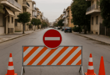 Τρίκαλα:-Κλείνει-η-οδός-Κανάρη-την-Τετάρτη-10/12-για-εργασίες