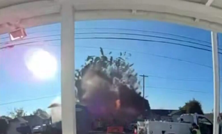 Καλιφόρνια:-Η-στιγμή-που-γίνεται-μεγάλη-έκρηξη-σε-αγωγό-αερίου-–-6-τραυματίες,-καταστράφηκαν-3-κτίρια