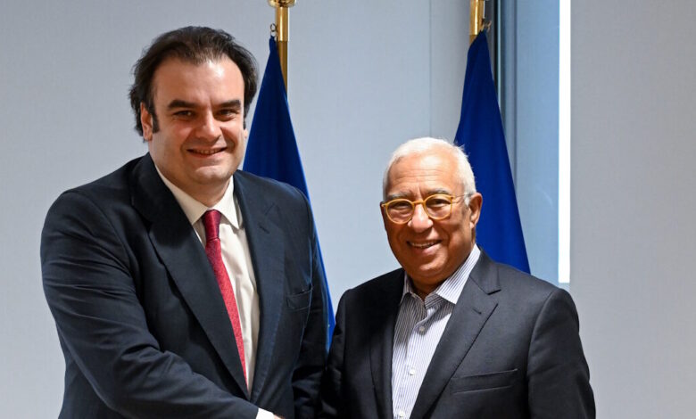 Ο-Κυριάκος-Πιερρακάκης-συναντήθηκε-με-τον-Αντόνιο-Κόστα:-Σταθερότητα,-ανάπτυξη-και-ανθεκτικότητα-οι-προτεραιότητες