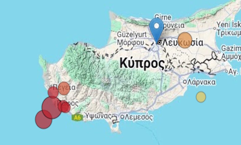 Κύπρος:-Διπλός-σεισμός-3,5-και-4,1-ρίχτερ-στην-Πάφο