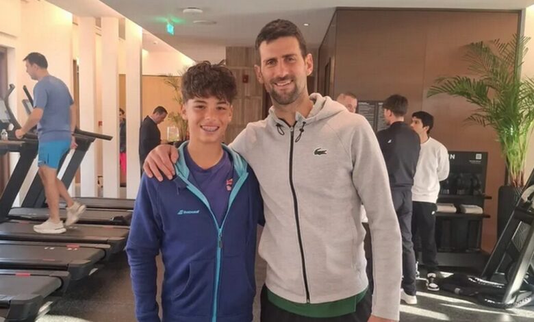 Ο-Ραφαήλ-Παγώνης-συνάντησε-τον-Νόβακ-Τζόκοβιτς:-«Απίστευτη-μέρα»