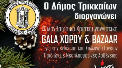 Δ.-Τρικκαίων:-Στις-18-Δεκεμβρίου-το-Φιλανθρωπικό-gala-Χορού-για-τη-«Φλόγα»