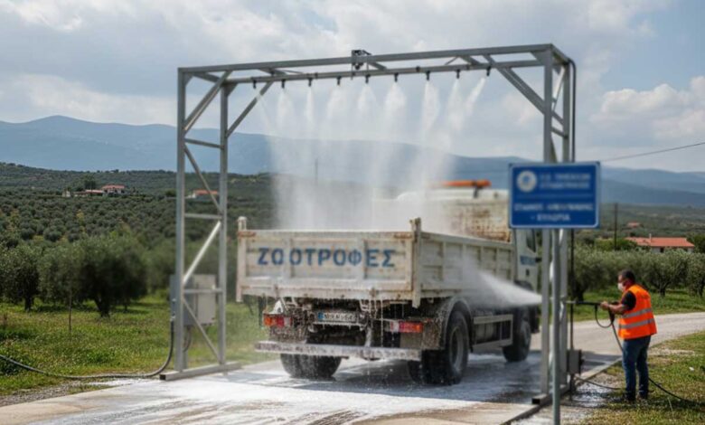 Τρίκαλα:-Προσωρινό-«λουκέτο»-στους-σταθμούς-απολύμανσης-για-την-ευλογιά