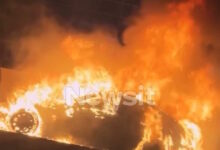 Φωτιά-σε-αυτοκίνητο-στην-Κηφισίας-στο-ύψος-της-Φιλοθέης-–-Μεγάλο-μποτιλιάρισμα