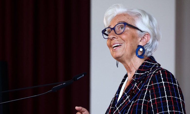 Λαγκάρντ:-Αισιόδοξη-για-την-ανάκαμψη-της-Ευρωζώνης-–-Ανησυχία-για-τον-πληθωρισμό