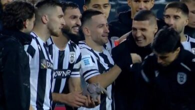 ΠΑΟΚ-–-Παναθηναϊκός:-Ένα-«ελεφαντάκι»-έκλεψε-την-παράσταση-στους-πανηγυρισμούς-στην-Τούμπα