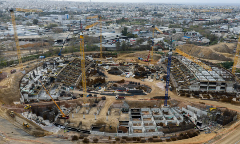 Παναθηναϊκός:-Ο-Χάρης-Δούκας-ανέβασε-φωτογραφίες-με-τις-πρώτες-κερκίδες-στο-νέο-γήπεδο-στον-Βοτανικό