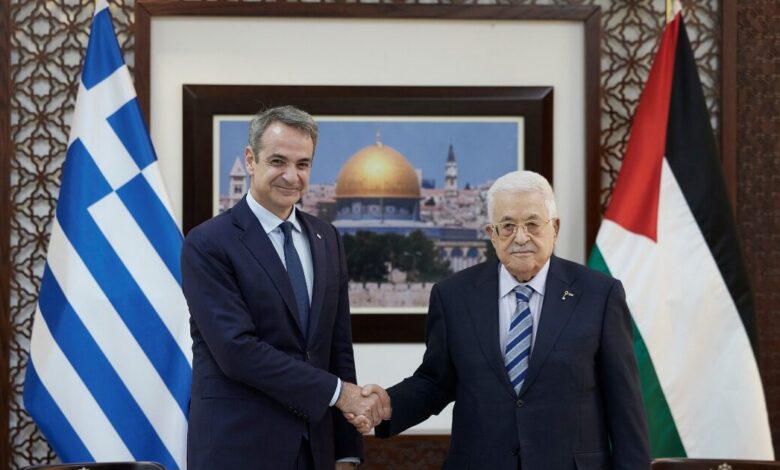 Κυριάκος-Μητσοτάκης-και-Μαχμούντ-Αμπάς-συναντήθηκαν-στη-Ραμάλα:-Υποστηρίζουμε-την-προσπάθεια-επίλυσης-των-διαφορών