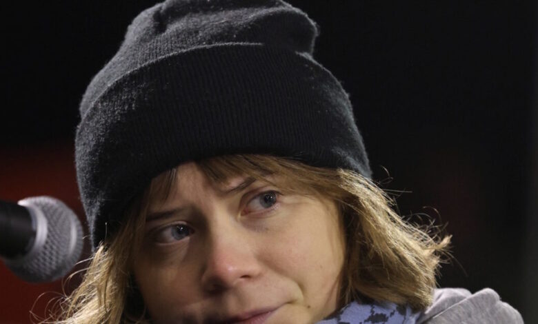 Γκρέτα-Τούνμπεργκ:-Συνελήφθη-η-γνωστή-ακτιβίστρια-σε-διαδήλωση-υπέρ-των-Παλαιστινίων-στο-Λονδίνο