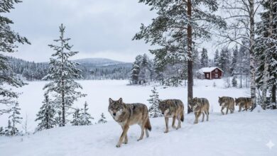 Φινλανδία:-Ρωσικοί-λύκοι-τρώνε-τους-ταράνδους-του-Άη-Βασίλη
