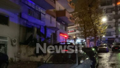 Θεσσαλονίκη:-Βίντεο-ντοκουμέντο-από-την-στιγμή-της-έκρηξης-στην-τράπεζα-στον-Εύοσμο