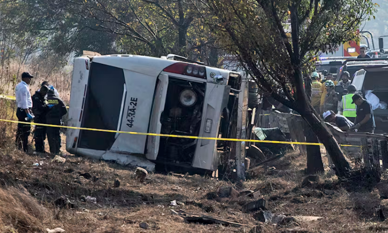 Μεξικό:-Τροχαίο-στο-οποίο-ενεπλάκη-λεωφορείο-–-Τουλάχιστον-10-νεκροί