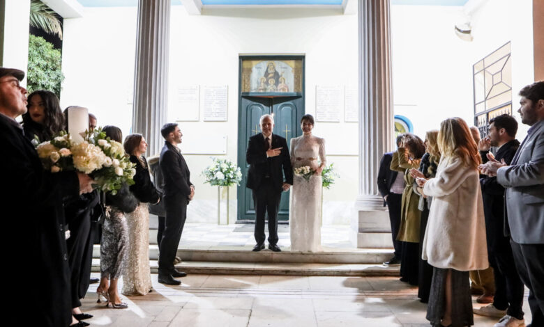 Παντρεύτηκαν-Μαρίνα-Κοντοτόλη-και-Γιάννης-Ραγκούσης-–-Δείτε-φωτογραφίες