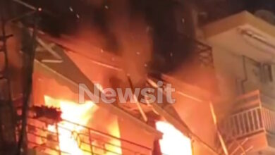 Θεσσαλονίκη:-Νεκρή-η-ηλικιωμένη-που-μεταφέρθηκε-στο-νοσοκομείο-μετά-τη-φωτιά